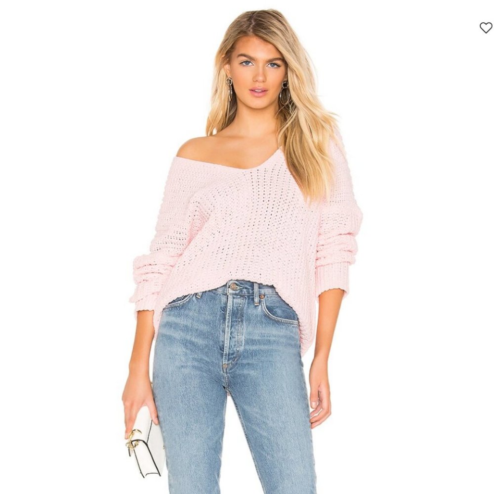 Pink Revolve superdown Christie Pullover Sweater